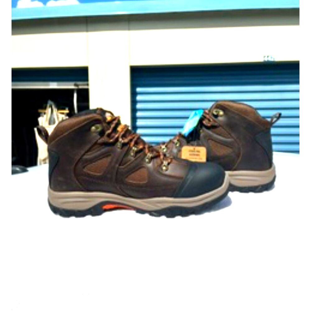 Size: 13 Steel Toe Waterproof High Top Hiking Boots . Brahma . New in the Box